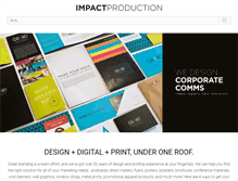 Tablet Screenshot of impactproductionla.com